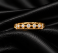 Diamond Lattice Band Ring