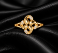 Four Petal Swirl Ring