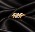 Leaf Vine Eye Ring